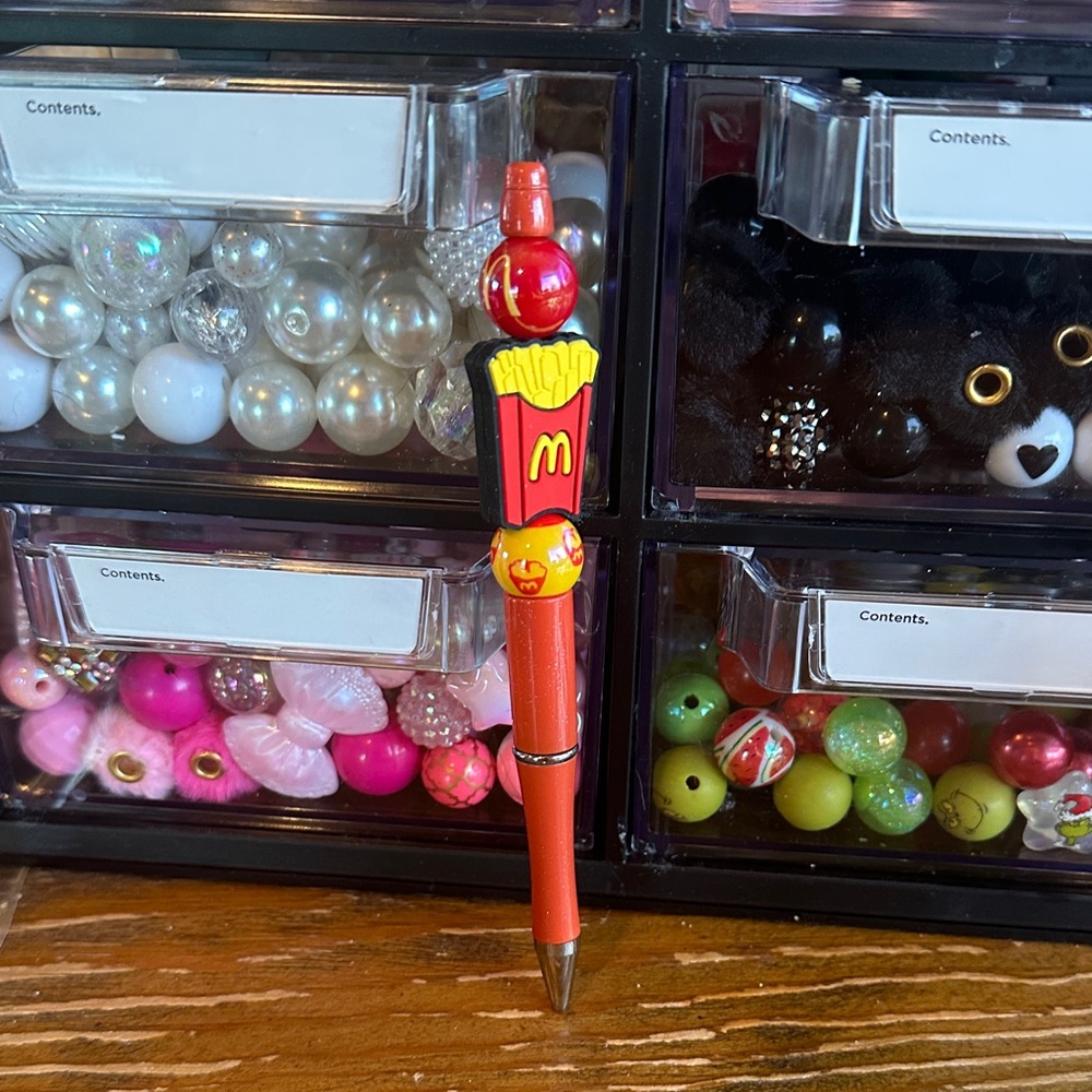 McDonald's Red and Yellow French Fries Novelty Pen